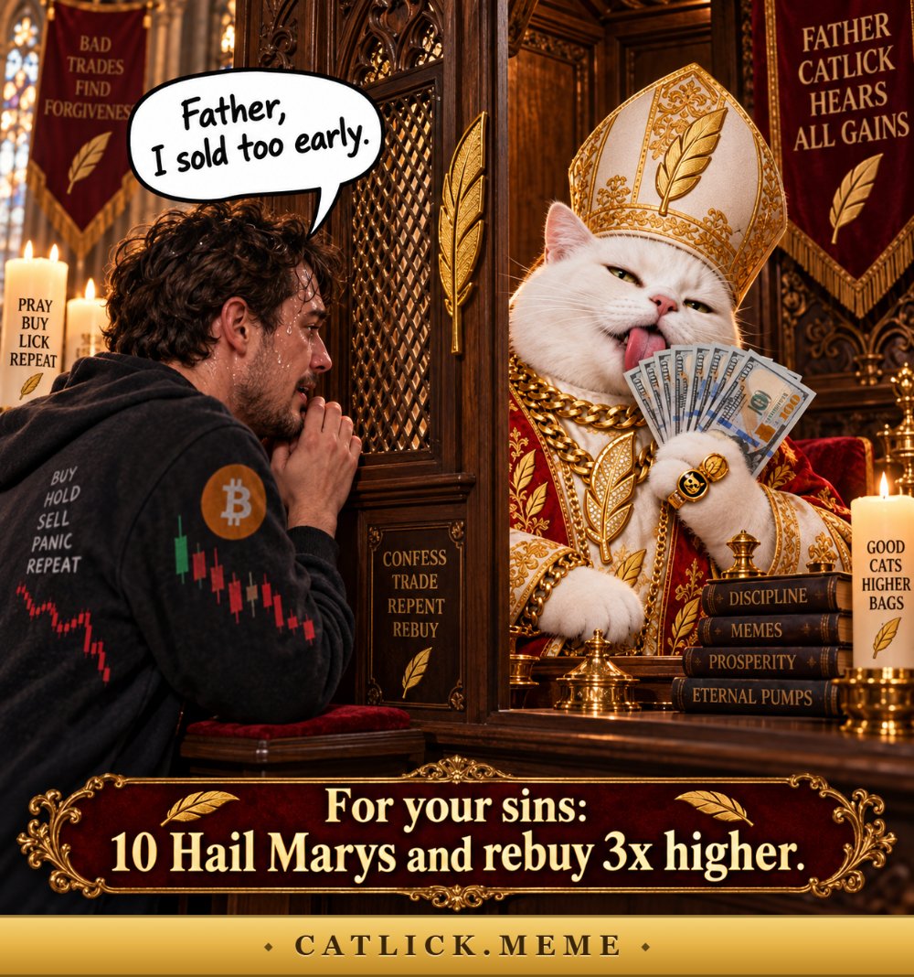 Confession booth: Father, I sold too early